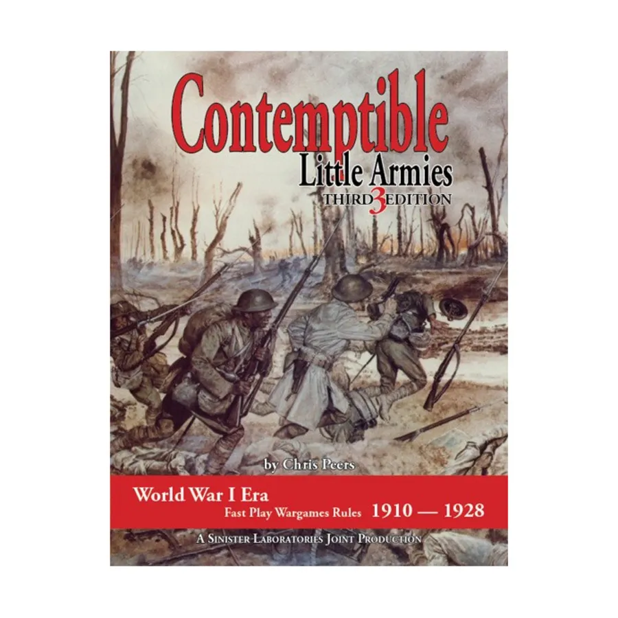 Презренные маленькие армии (3-е издание), Contemptible Little Armies (Sinister Laboratories)
Презренные маленькие армии (3-е издание), Contemptible Little Armies (Sinister Laboratories)