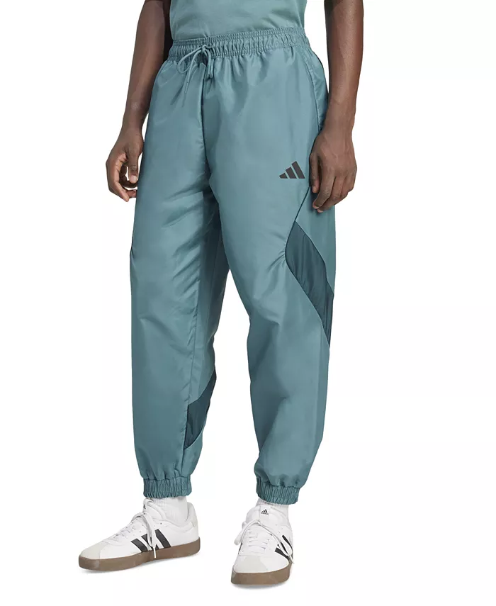 Мужские спортивные брюки с цветными ткаными логотипами adidas, зеленый
Мужские спортивные брюки с цветными ткаными логотипами adidas, зеленый