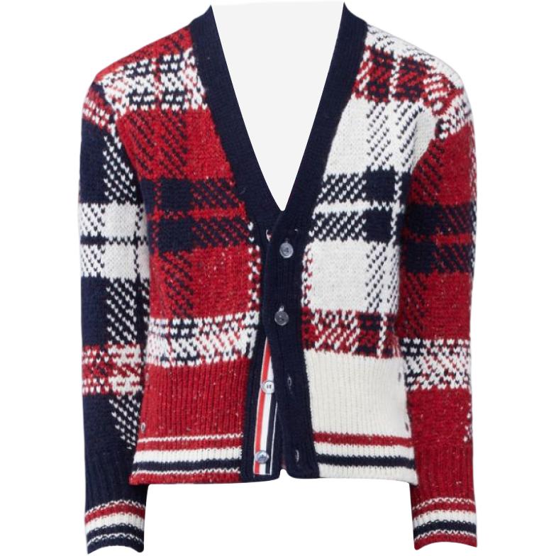 Клетчатая кардиган-кофта на пуговицах THOM BROWNE, красный
Клетчатая кардиган-кофта на пуговицах THOM BROWNE, красный
