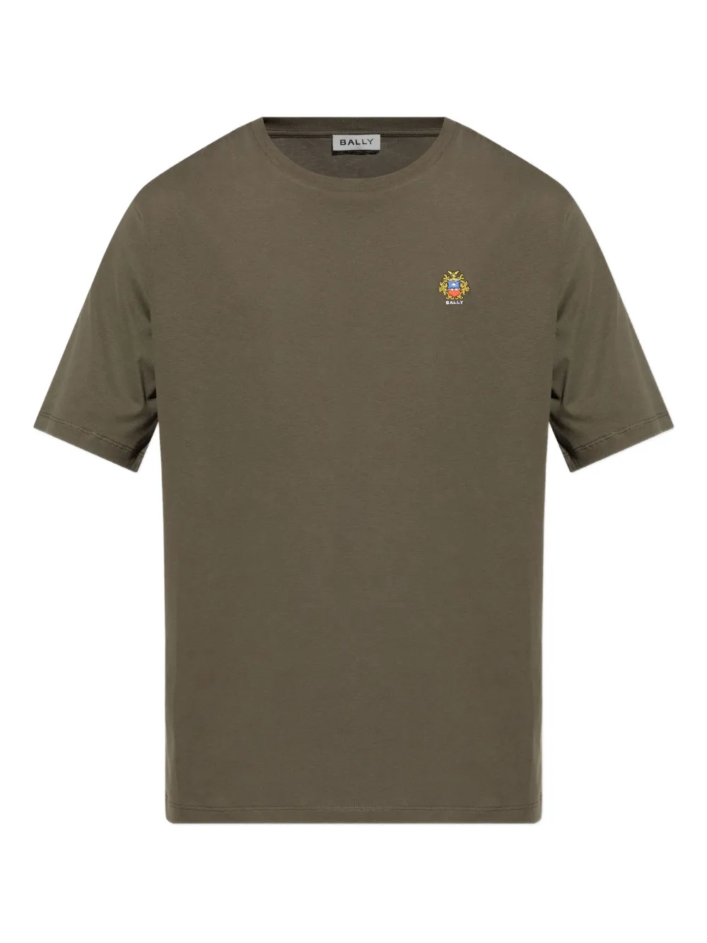 Футболка с вышитым гербом Bally, зеленый
Футболка с вышитым гербом Bally, зеленый
