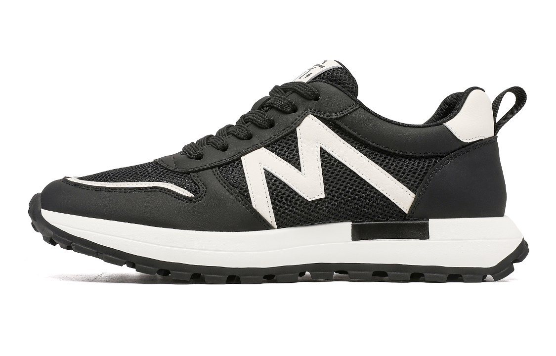 TRUMPPIPE Износостойкие мужские низкие кэжуал кеды бело-черные, цвет White Black 
TRUMPPIPE Износостойкие мужские низкие кэжуал кеды бело-черные, цвет White Black