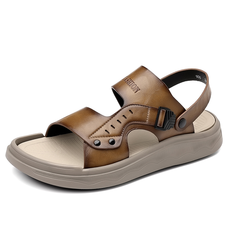 ZUOSAISI Пляжные сандалии мужские коричневые/черные
ZUOSAISI Пляжные сандалии мужские коричневые/черные