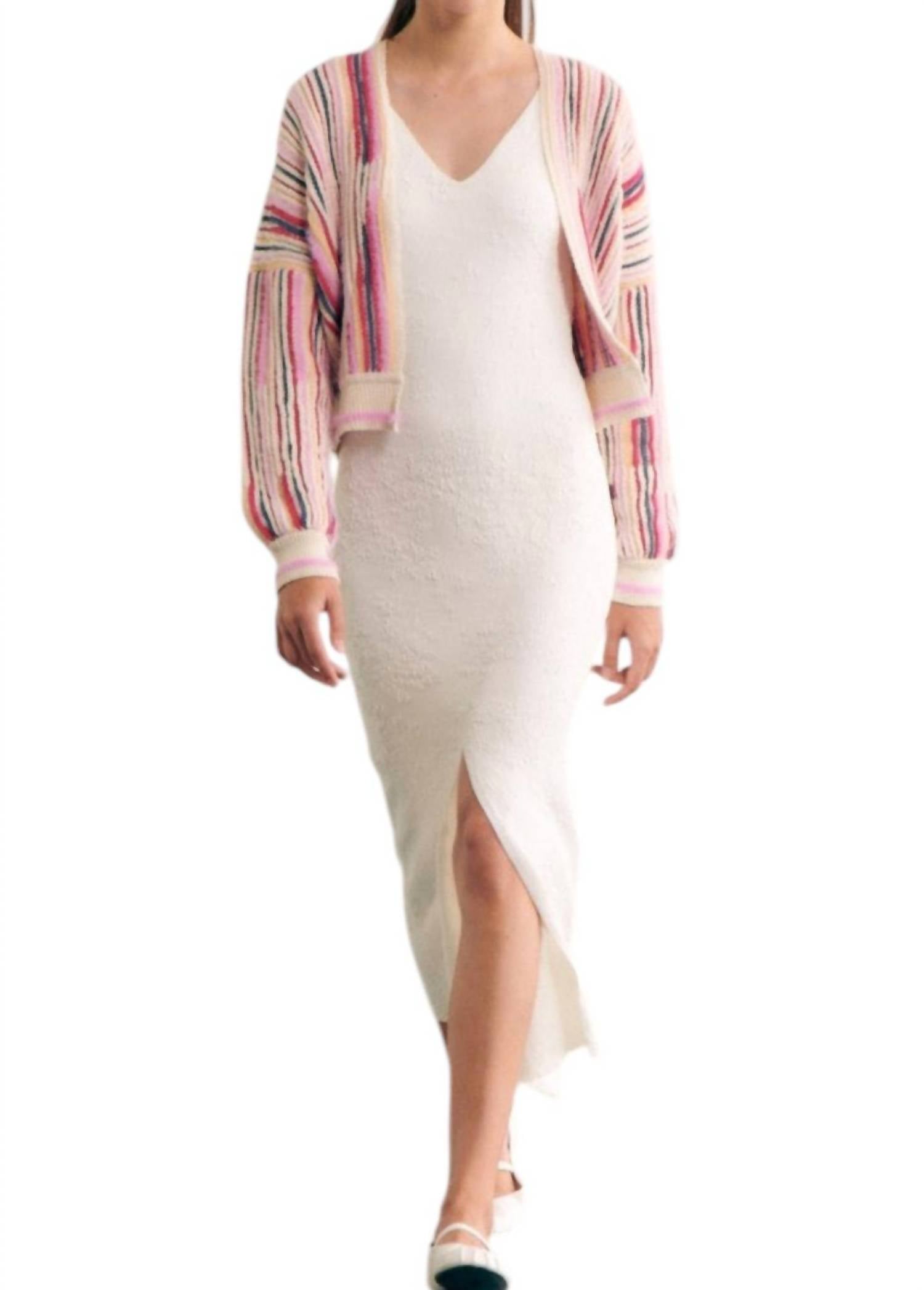 Вязаный жакет в разноцветном исполнении SITA MURT, красный
Вязаный жакет в разноцветном исполнении SITA MURT, красный