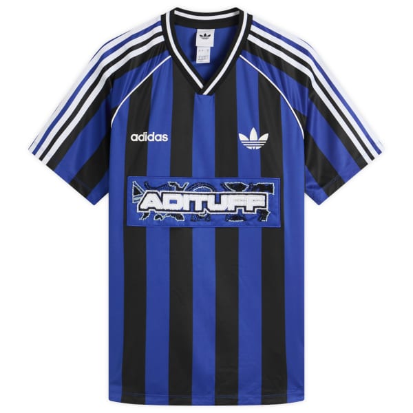 Полосатая футболка Adidas, semi lucid синий/черный
Полосатая футболка Adidas, semi lucid синий/черный