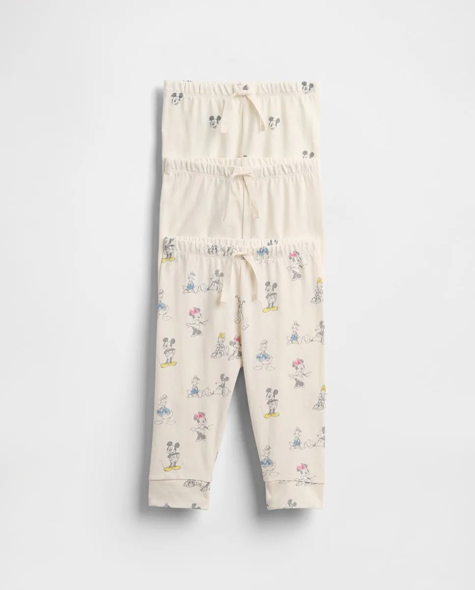 Упаковка из 3-х детских хлопковых органических штанов Pull-On × Disney Baby Gap, белый
Упаковка из 3-х детских хлопковых органических штанов Pull-On × Disney Baby Gap, белый
