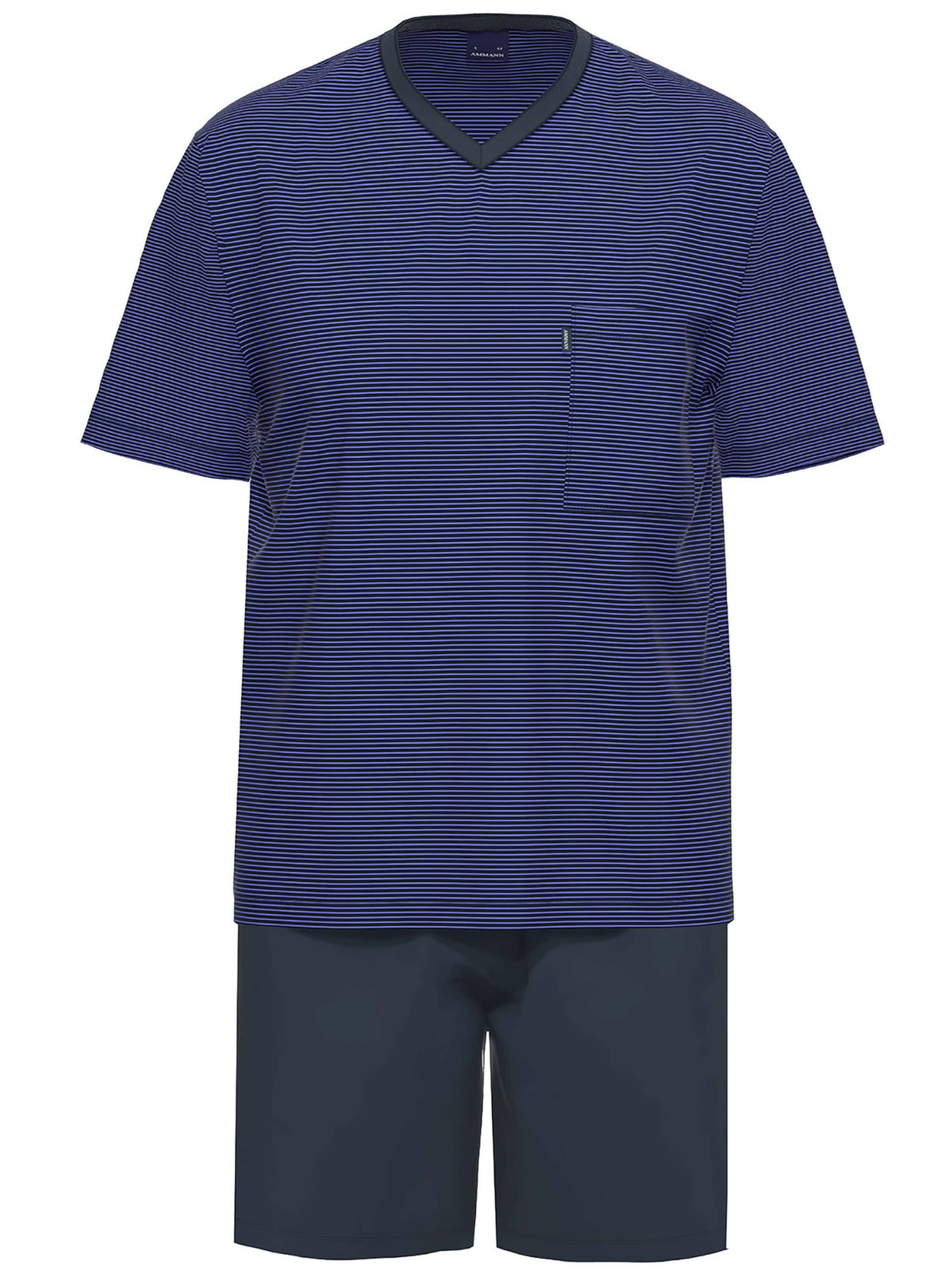 Ammann Короткая пижама 'Nightwear' в темно-синем цвете
Ammann Короткая пижама 'Nightwear' в темно-синем цвете