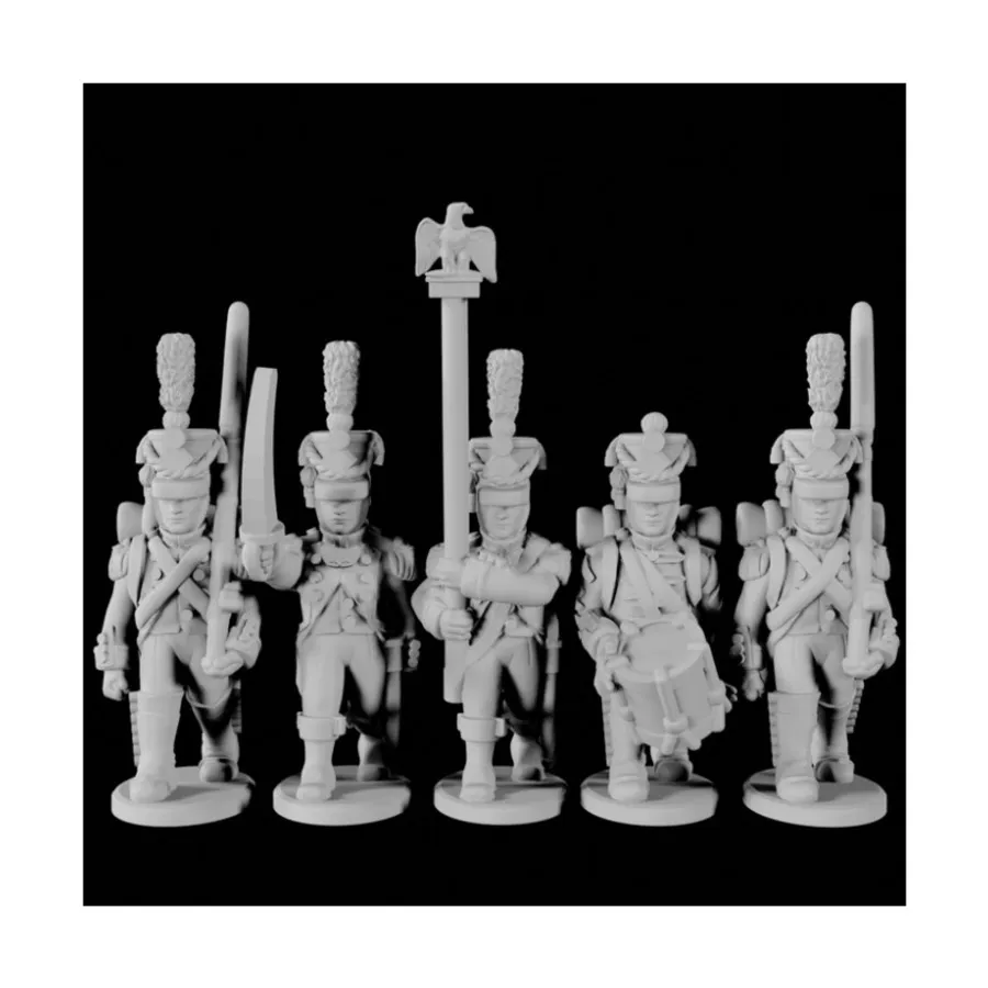 Французское линейное командование в Шако, ESR Napoleonics Miniatures - France (10mm)
Французское линейное командование в Шако, ESR Napoleonics Miniatures - France (10mm)