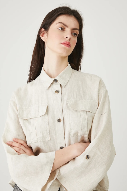 Льняная рубашка Medicine, бежевый
Льняная рубашка Medicine, бежевый