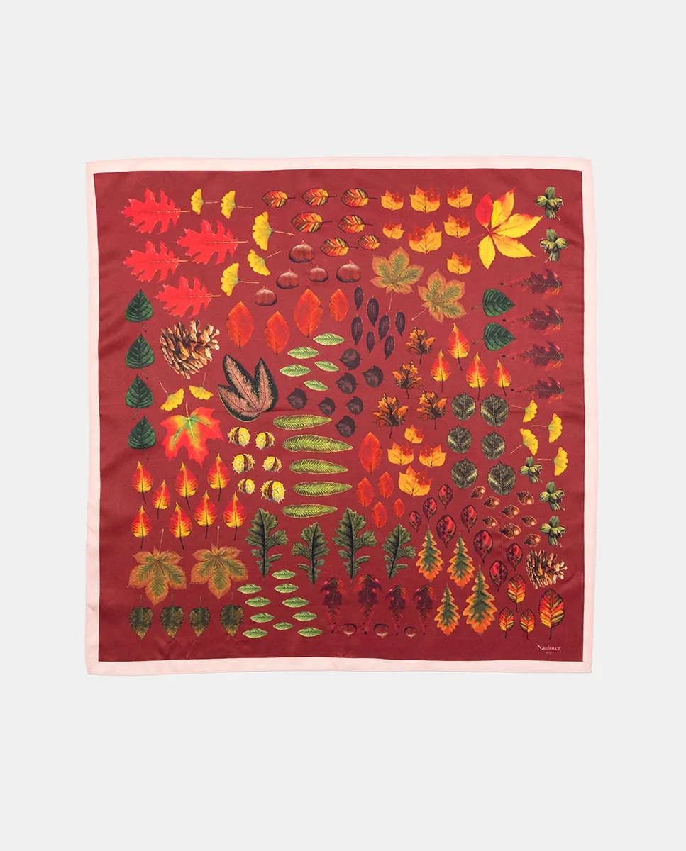 Женская бандана с осенним лиственным принтом Naulover, бордовый
Женская бандана с осенним лиственным принтом Naulover, бордовый