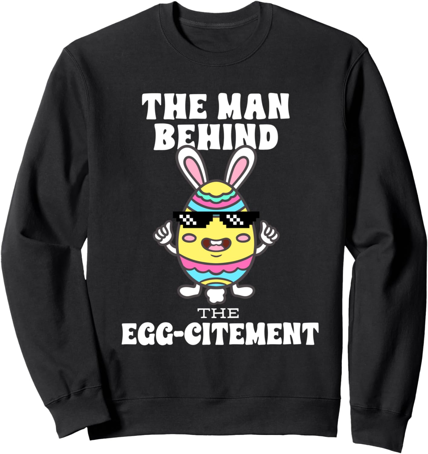 Мужская толстовка с надписью «Человек, стоящий за Eggcitement» (Забавная пасхальная толстовка для беременных и пап) Happy Easter Outfits, черный
Мужская толстовка с надписью «Человек, стоящий за Eggcitement» (Забавная пасхальная толстовка для беременных и пап) Happy Easter Outfits, черный