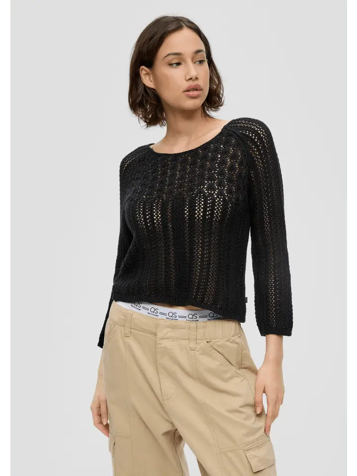 Пуловер QS, черный
Пуловер QS, черный