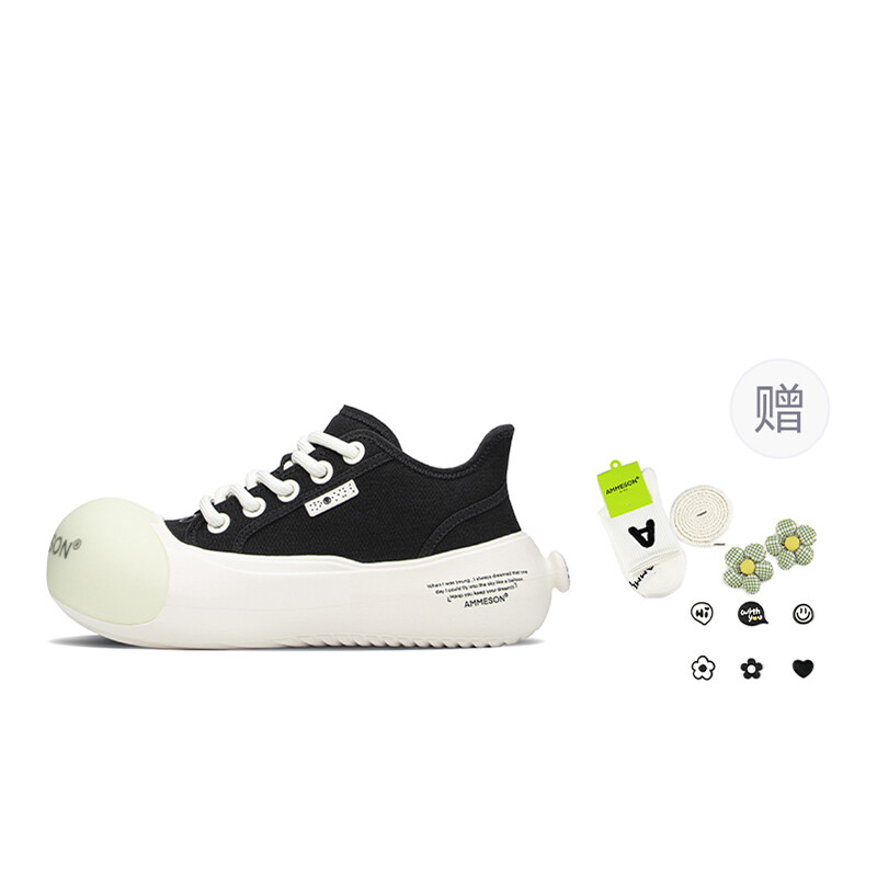 Кроссовки AMMESON Skateboarding Shoes Women's Low-top Black/white, черный/белый
Кроссовки AMMESON Skateboarding Shoes Women's Low-top Black/white, черный/белый