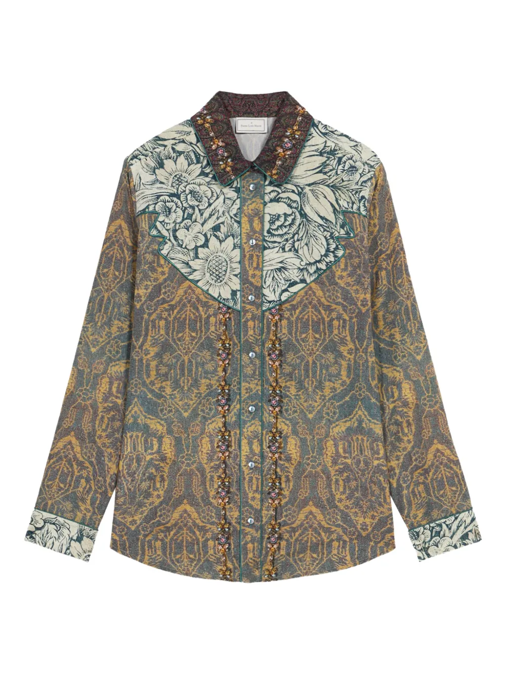 Декорированная рубашка Pierre-Louis Mascia, нейтральный
Декорированная рубашка Pierre-Louis Mascia, нейтральный