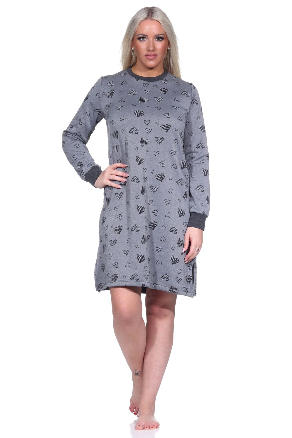 Ночная рубашка NORMANN Frottee, цвет anthrazit-melange
Ночная рубашка NORMANN Frottee, цвет anthrazit-melange