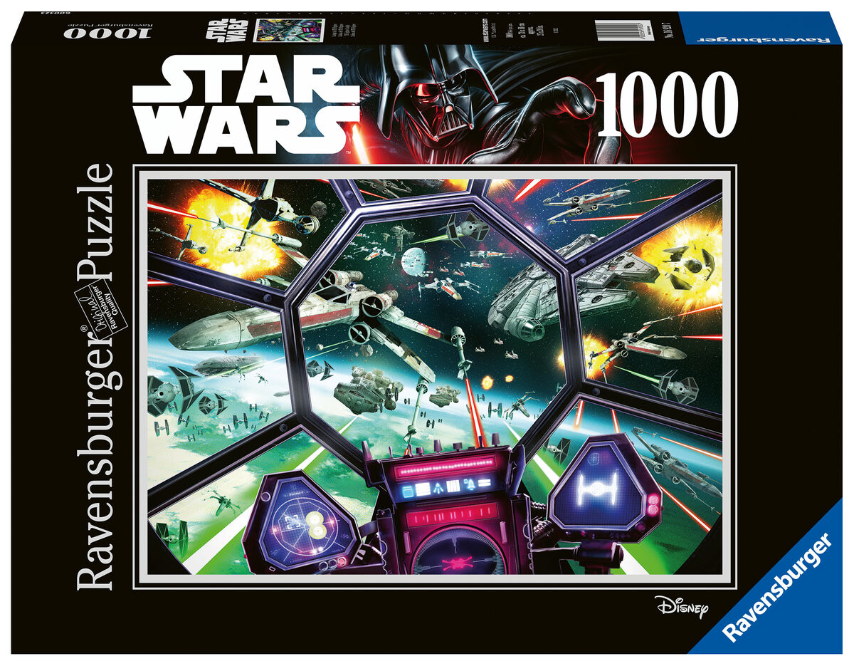 Ravensburger, пазл, Star Wars, Кабина TIE Fighter, 1000 шт.
Ravensburger, пазл, Star Wars, Кабина TIE Fighter, 1000 шт.