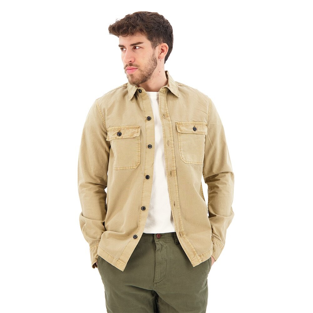 Рубашка с длинным рукавом Superdry Military, бежевый
Рубашка с длинным рукавом Superdry Military, бежевый