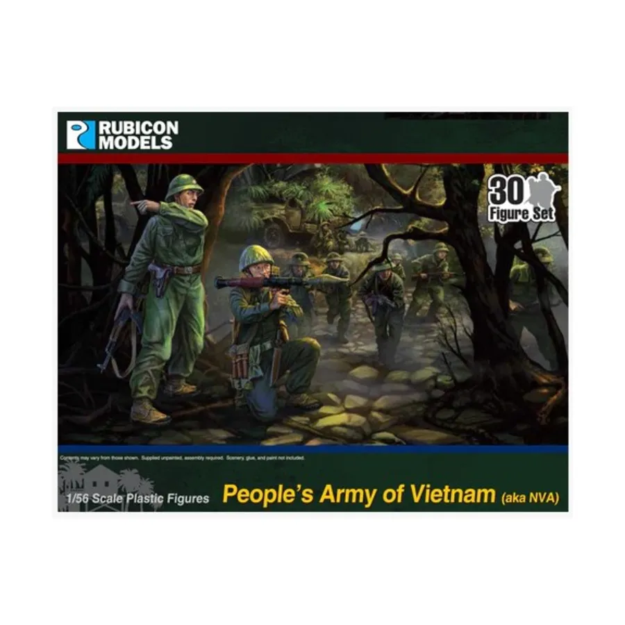 Народная армия Вьетнама (НВА) с командованием, Vietnam War (28mm) (Rubicon Models)
Народная армия Вьетнама (НВА) с командованием, Vietnam War (28mm) (Rubicon Models)