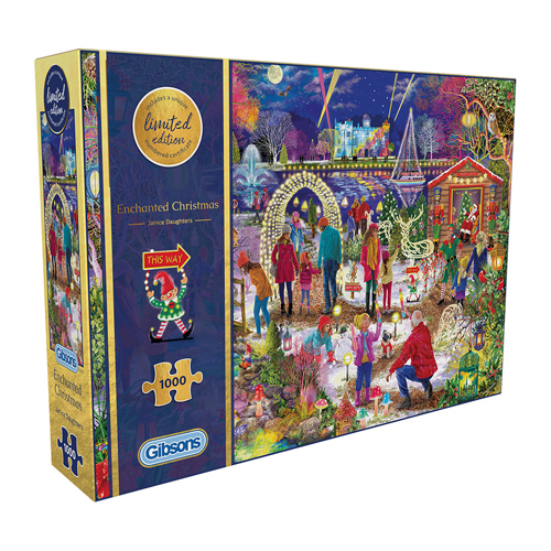 Пазлы Enchanted Christmas Limited Edition 1000 Piece Jigsaw Puzzle
Пазлы Enchanted Christmas Limited Edition 1000 Piece Jigsaw Puzzle