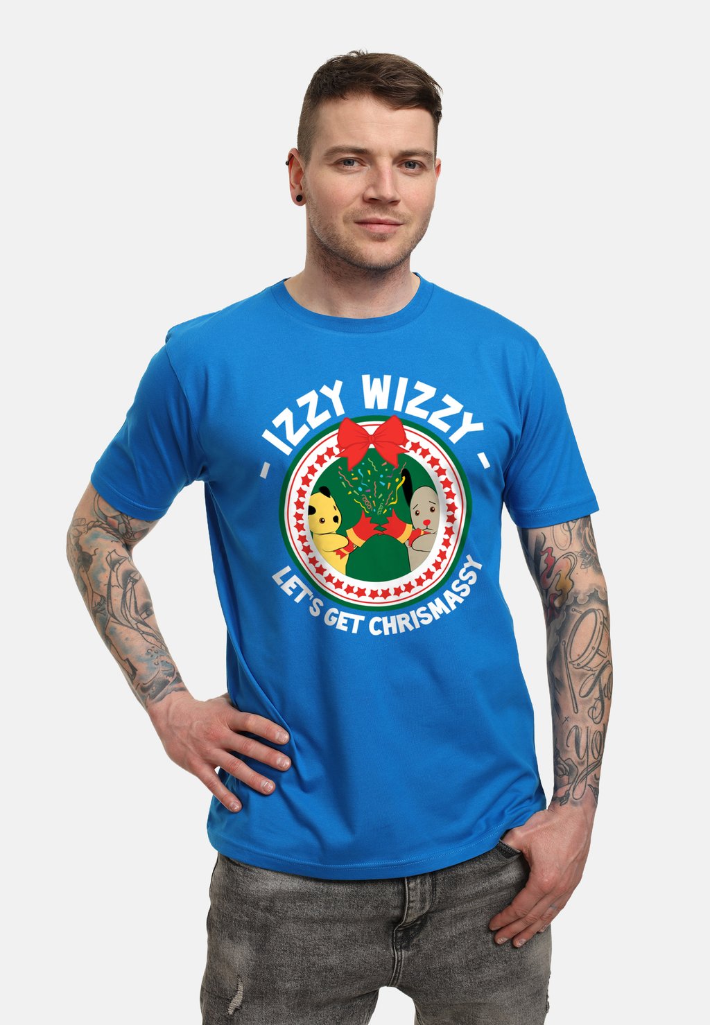 Футболка с принтом SOOTY CHRISTMAS IZZY WIZZY LETS GET CHRISMASSY Henry Tiger, цвет Royal Blue
Футболка с принтом SOOTY CHRISTMAS IZZY WIZZY LETS GET CHRISMASSY Henry Tiger, цвет Royal Blue