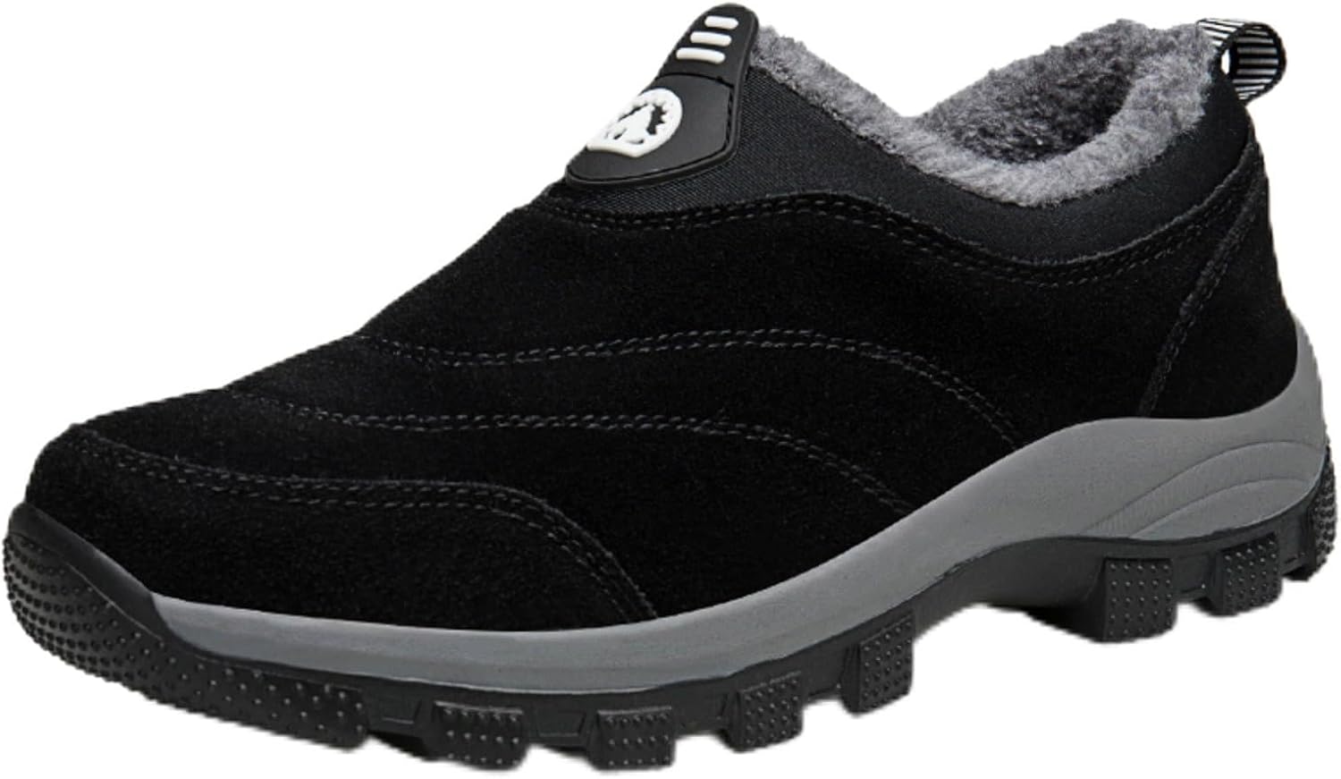 Мужские зимние слипоны с флисовой подкладкой: мягкий теплый дизайн, толстая противоскользящая подошва, стильные акценты- идеально для повседневной носки в холодную погоду и для прогулок на улице, удобные для надевания и снятия Khwfjas, черный
Мужские зимние слипоны с флисовой подкладкой: мягкий теплый дизайн, толстая противоскользящая подошва, стильные акценты- идеально для повседневной носки в холодную погоду и для прогулок на улице, удобные для надевания и снятия Khwfjas, черный