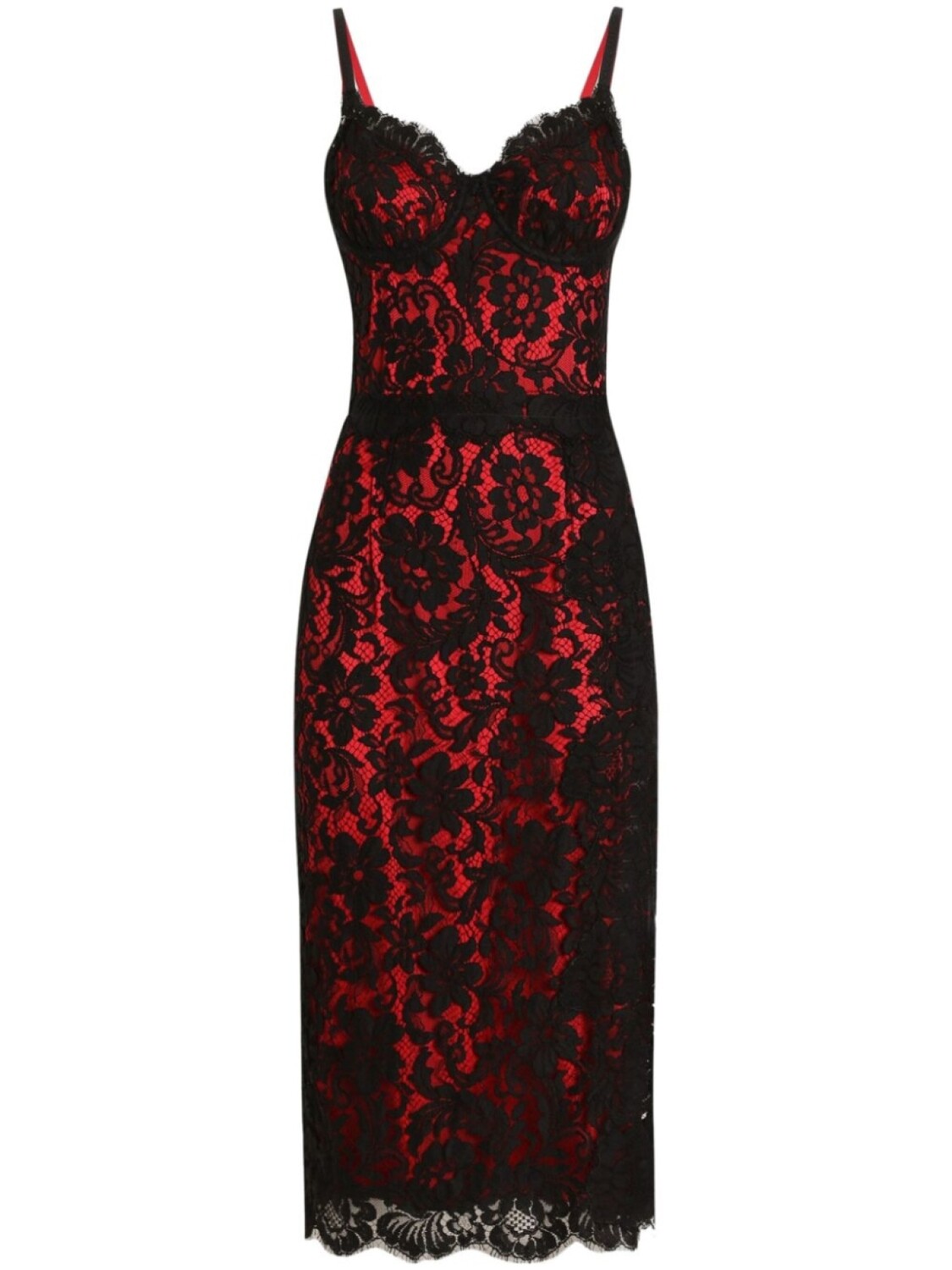 Платье миди Dolce & Gabbana из цветочного кружева, черный
Платье миди Dolce & Gabbana из цветочного кружева, черный