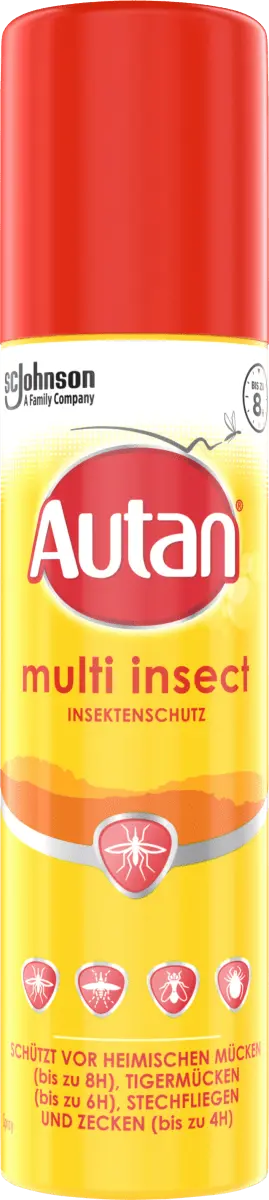 Спрей от насекомых Multi Insect распылитель 100мл Autan
Спрей от насекомых Multi Insect распылитель 100мл Autan