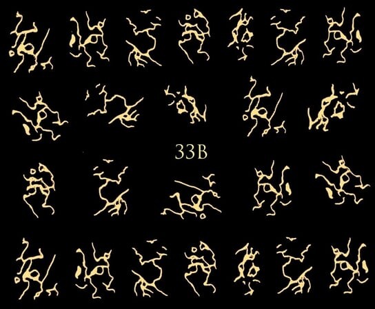 Водные наклейки металлизированные для ногтей - № 33Б, Raisin
Водные наклейки металлизированные для ногтей - № 33Б, Raisin