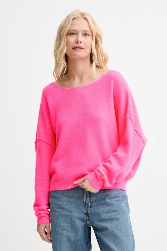 Свитер с добавлением шерсти Pull ML с круглым вырезом American Vintage, розовый
Свитер с добавлением шерсти Pull ML с круглым вырезом American Vintage, розовый