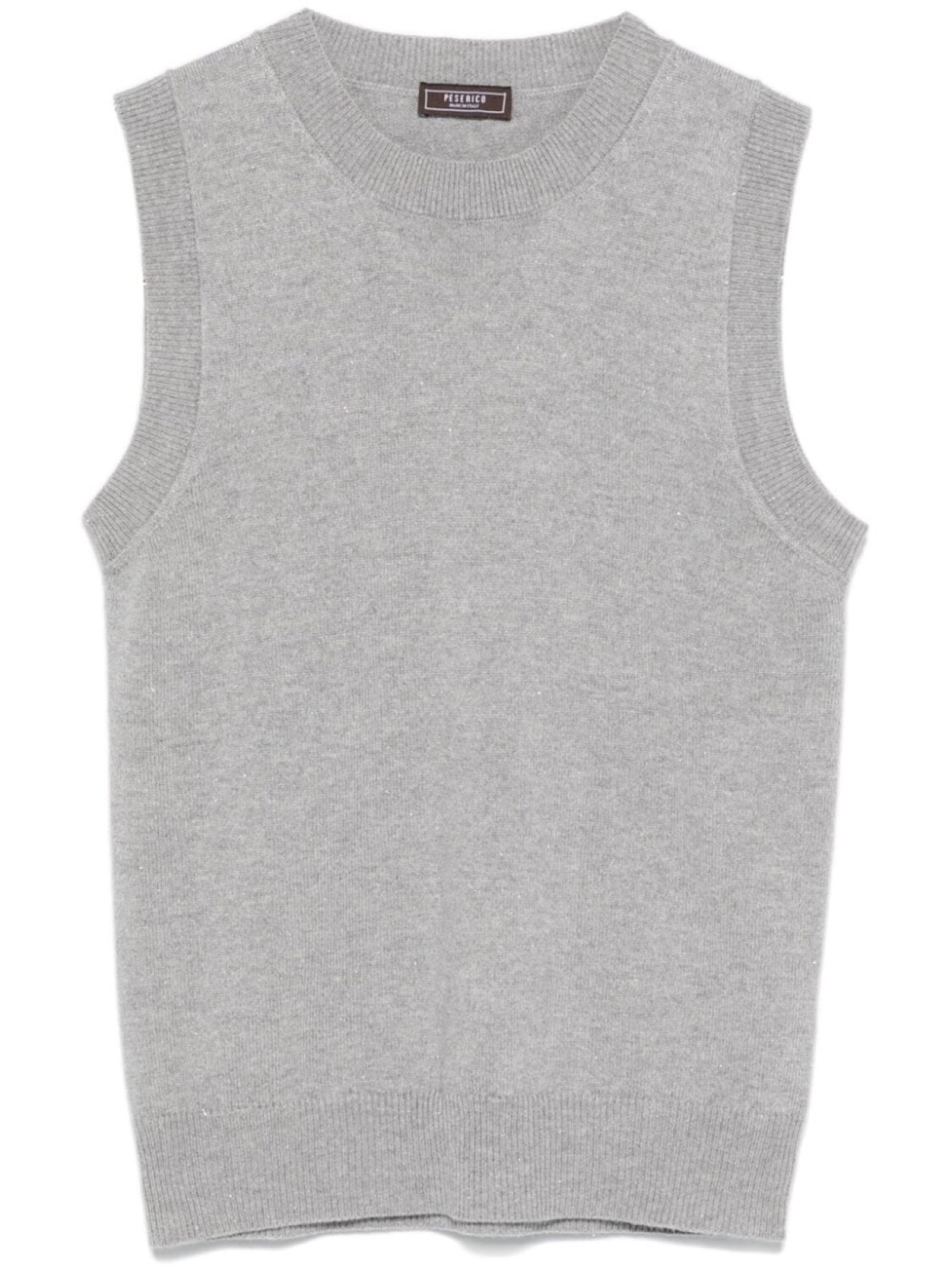 Peserico топ с эффектом металлик, серый
Peserico топ с эффектом металлик, серый