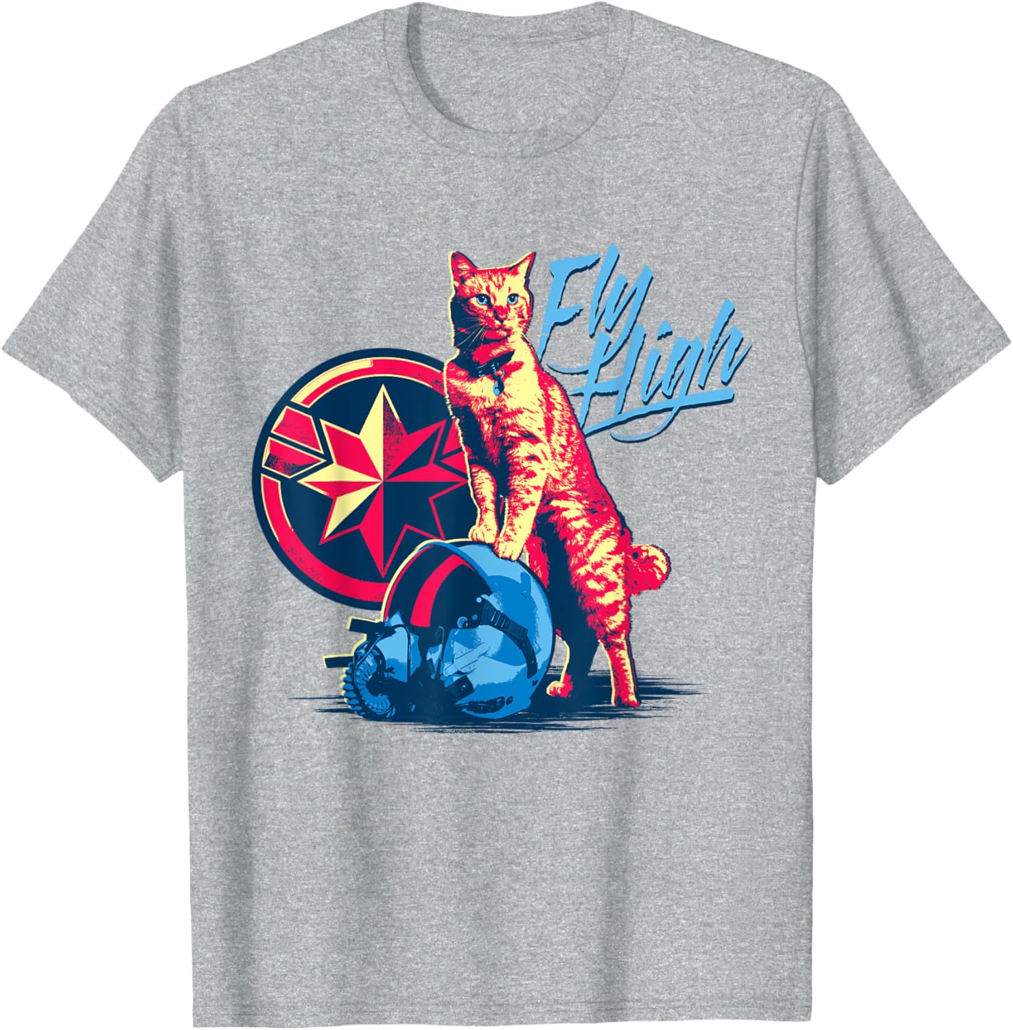 Футболка Marvel Captain Marvel Fly High Goose Cat, синяя
Футболка Marvel Captain Marvel Fly High Goose Cat, синяя