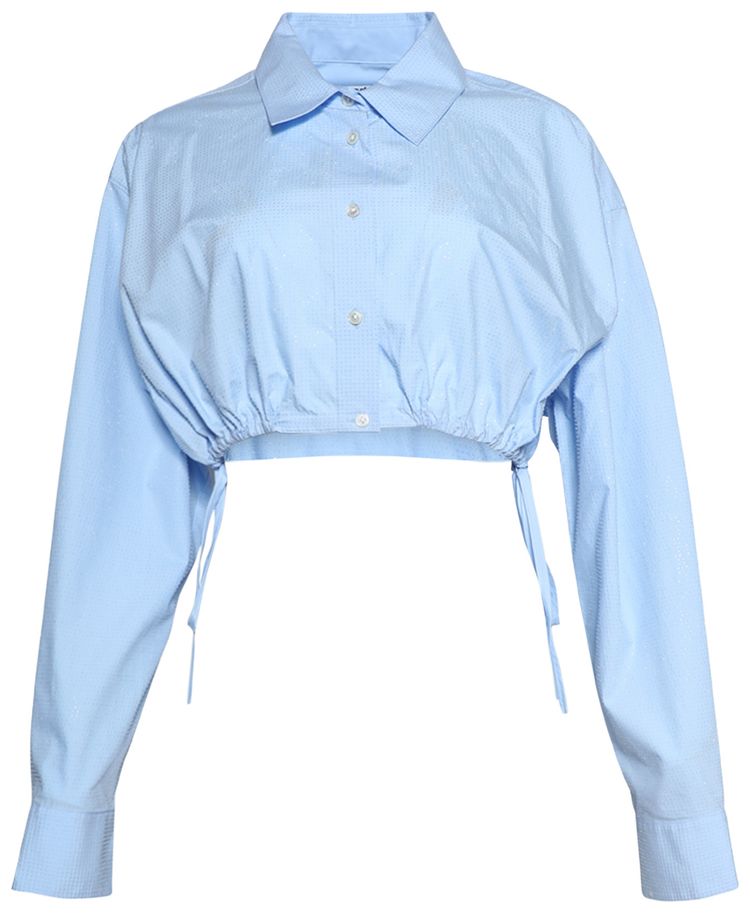 Укороченная рубашка Alexander Wang Hotfix с завязками, синий
Укороченная рубашка Alexander Wang Hotfix с завязками, синий