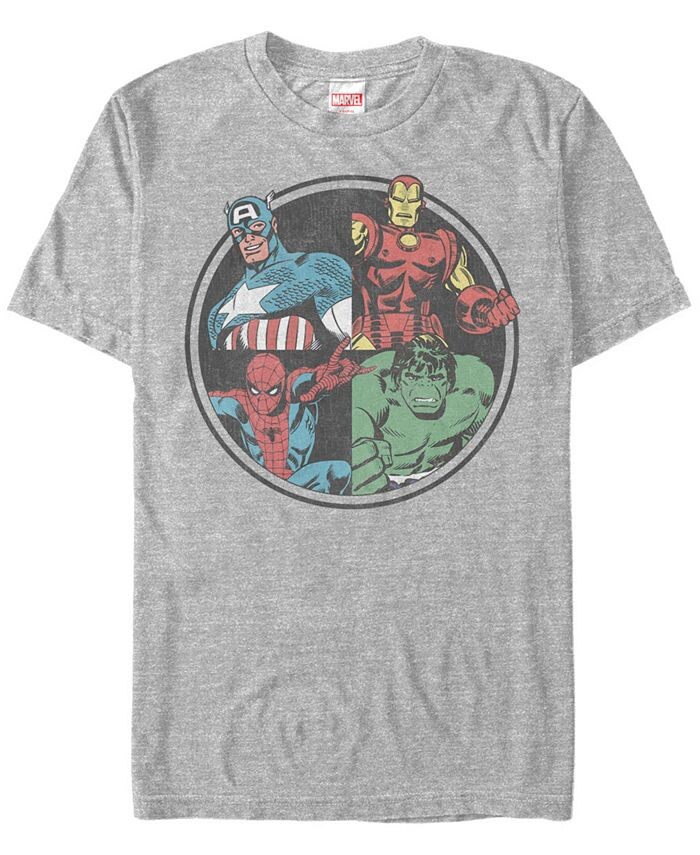 Мужская футболка с короткими рукавами из коллекции комиксов Marvel Classic Avengers Group Shot Fifth Sun, серый
Мужская футболка с короткими рукавами из коллекции комиксов Marvel Classic Avengers Group Shot Fifth Sun, серый