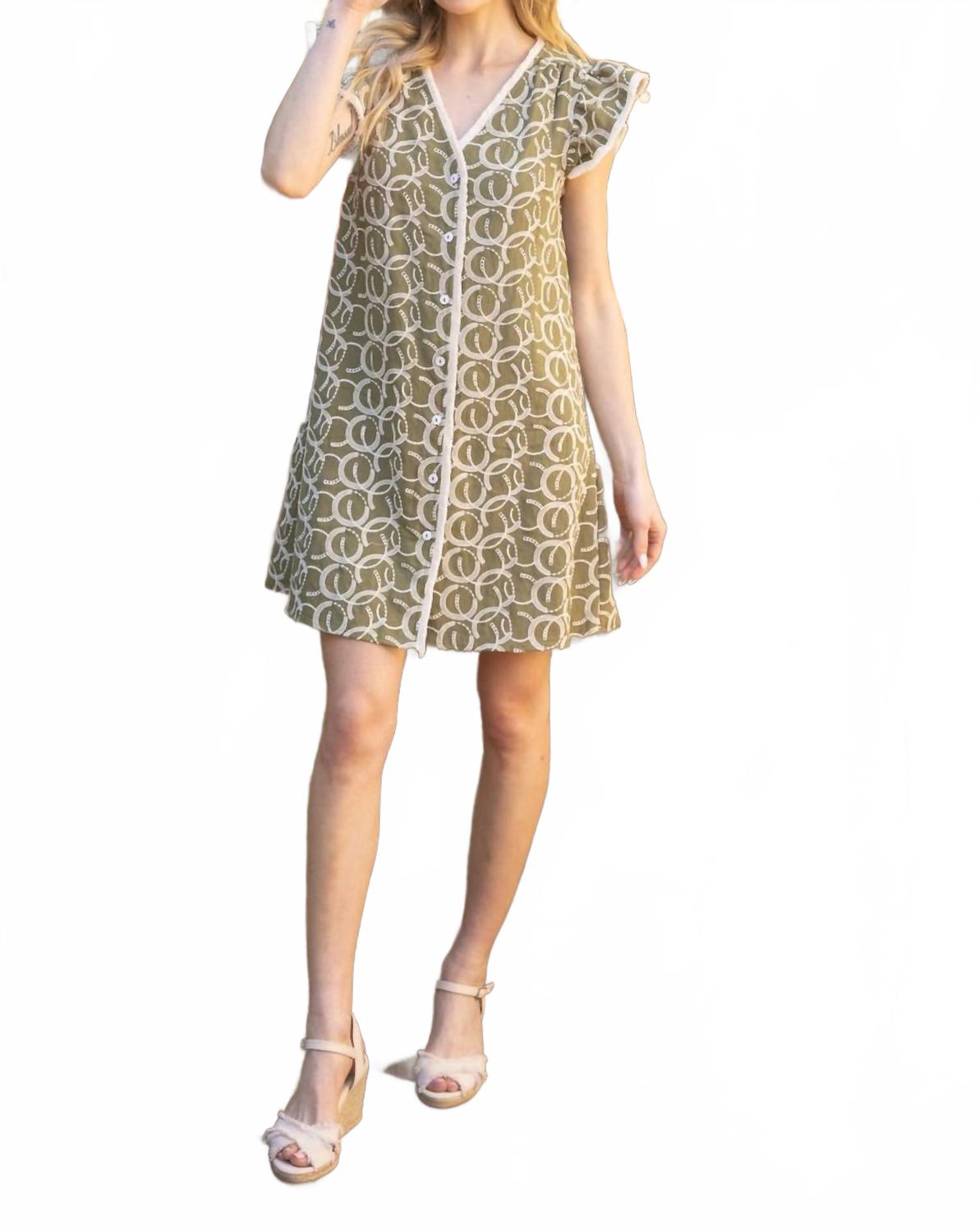 Следящее мини-платье в оливковом цвете Voy
Следящее мини-платье в оливковом цвете Voy