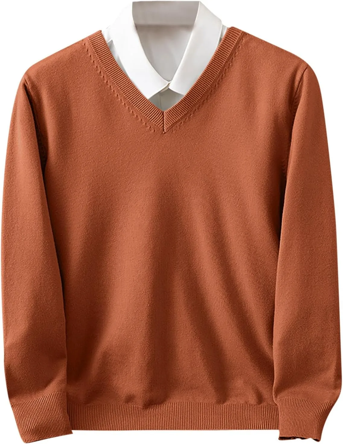 Мужской легкий свитер Slim Fit V-образный вырез TXGMNA
Мужской легкий свитер Slim Fit V-образный вырез TXGMNA