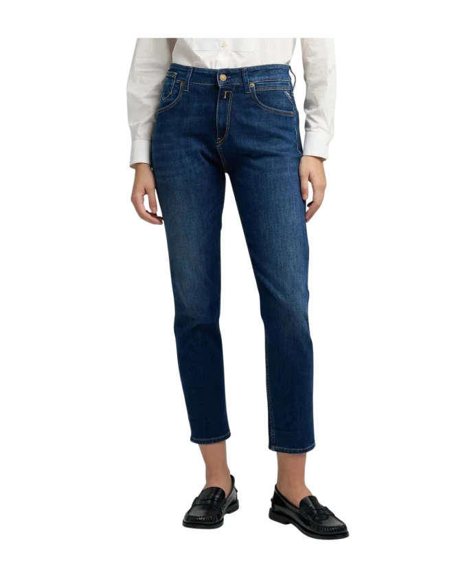 Джинсы бойфренда Replay, синий
Джинсы бойфренда Replay, синий