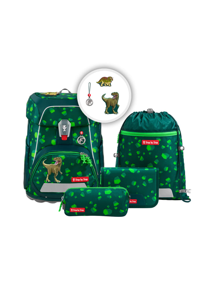 Step by Step Пятипредметный школьный рюкзак FIT "Dino Targo" зеленого цвета для начальной школы
Step by Step Пятипредметный школьный рюкзак FIT "Dino Targo" зеленого цвета для начальной школы
