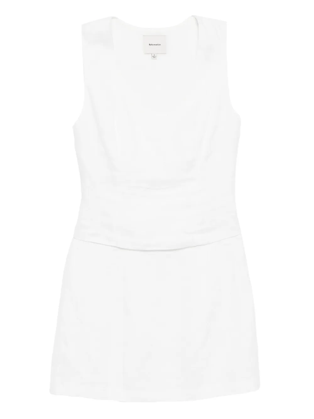 Льняной костюм-двойка Lindsey Reformation, белый
Льняной костюм-двойка Lindsey Reformation, белый