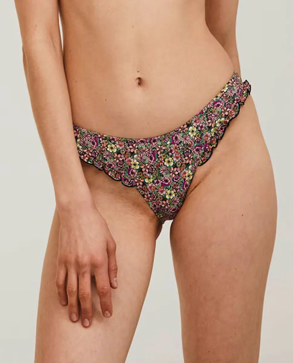 V-образный низ бикини с цветочным принтом и рюшами Bohodot, сиреневый
V-образный низ бикини с цветочным принтом и рюшами Bohodot, сиреневый