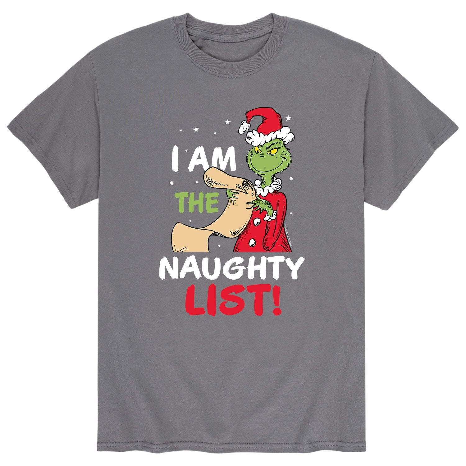 Мужская футболка Доктор Сьюз Гринч "I Am The Naughty List" Licensed Character
Мужская футболка Доктор Сьюз Гринч "I Am The Naughty List" Licensed Character