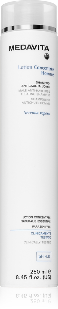Лосьон-Концентрат для мужчин, шампунь против выпадения волос, лечебный шампунь для мужчин Medavita, 250 мл
Лосьон-Концентрат для мужчин, шампунь против выпадения волос, лечебный шампунь для мужчин Medavita, 250 мл