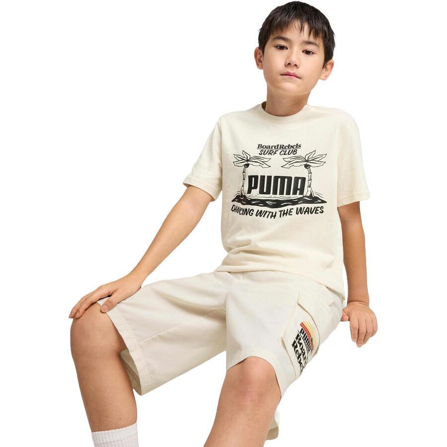 Футболка Puma Mid90s Graphic Tee Iii B, бежевая, детская
Футболка Puma Mid90s Graphic Tee Iii B, бежевая, детская