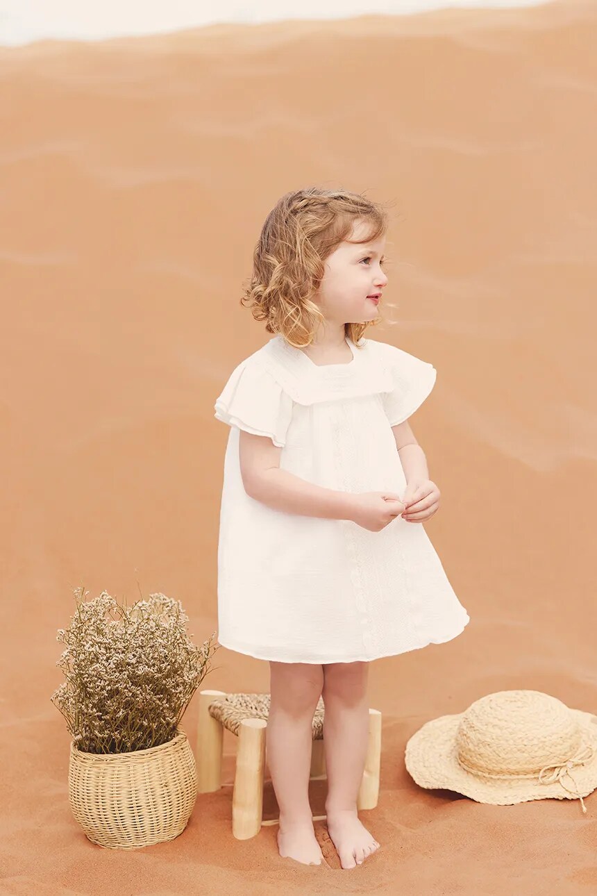 Платье Tartine et Chocolat из хлопка для детей, бежевый
Платье Tartine et Chocolat из хлопка для детей, бежевый