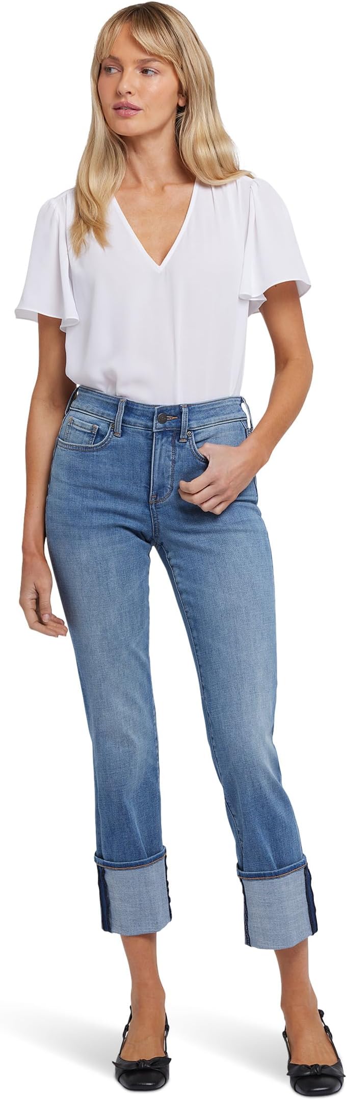 Джинсы NYDJ Petite Marilyn Straight With Cuff In Barcelona Breeze, цвет Barcelona Breeze
Джинсы NYDJ Petite Marilyn Straight With Cuff In Barcelona Breeze, цвет Barcelona Breeze