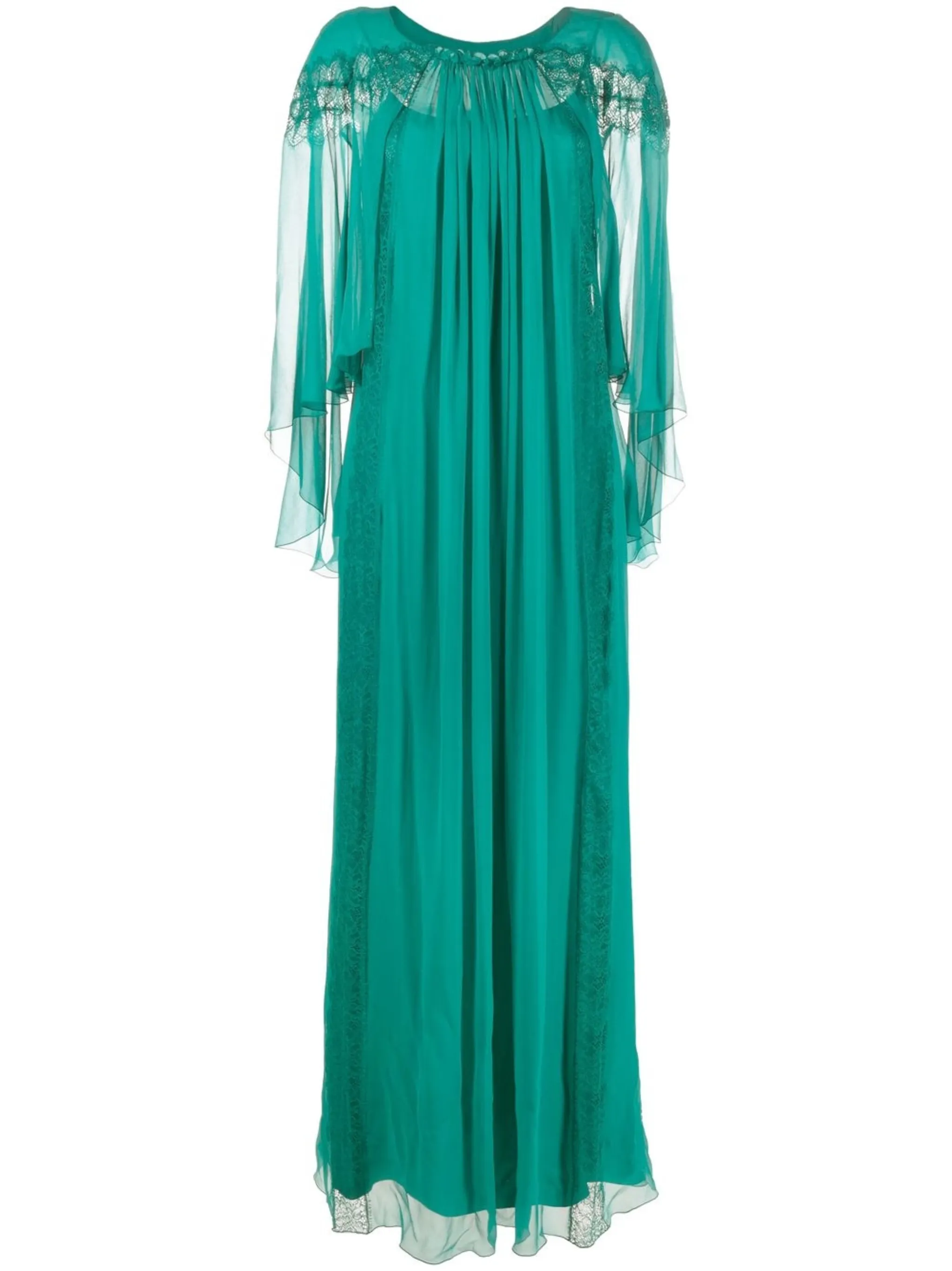 Платье с кружевной вставкой Alberta Ferretti, зеленый
Платье с кружевной вставкой Alberta Ferretti, зеленый