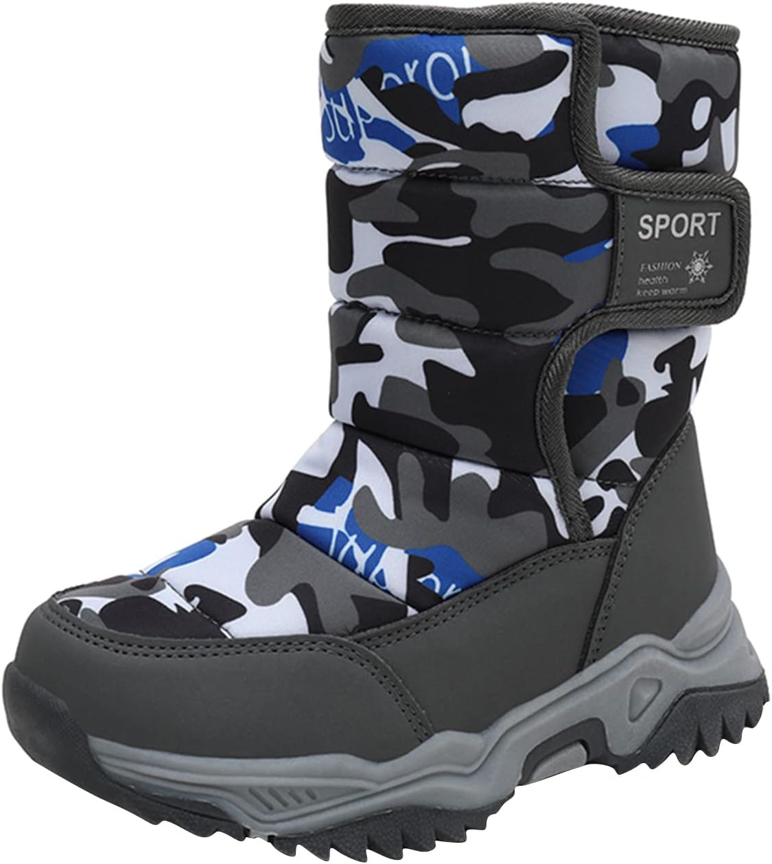 Детские зимние ботинки для мальчиков, камуфляж, водонепроницаемые, на липучке, средней высоты с искусственным мехом, зимняя обувь Generic, Ce1
Детские зимние ботинки для мальчиков, камуфляж, водонепроницаемые, на липучке, средней высоты с искусственным мехом, зимняя обувь Generic, Ce1