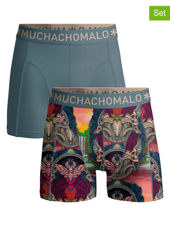 Muchachomalo Комплект из 2 штук: боксерские шорты синего/разноцветного цвета
Muchachomalo Комплект из 2 штук: боксерские шорты синего/разноцветного цвета
