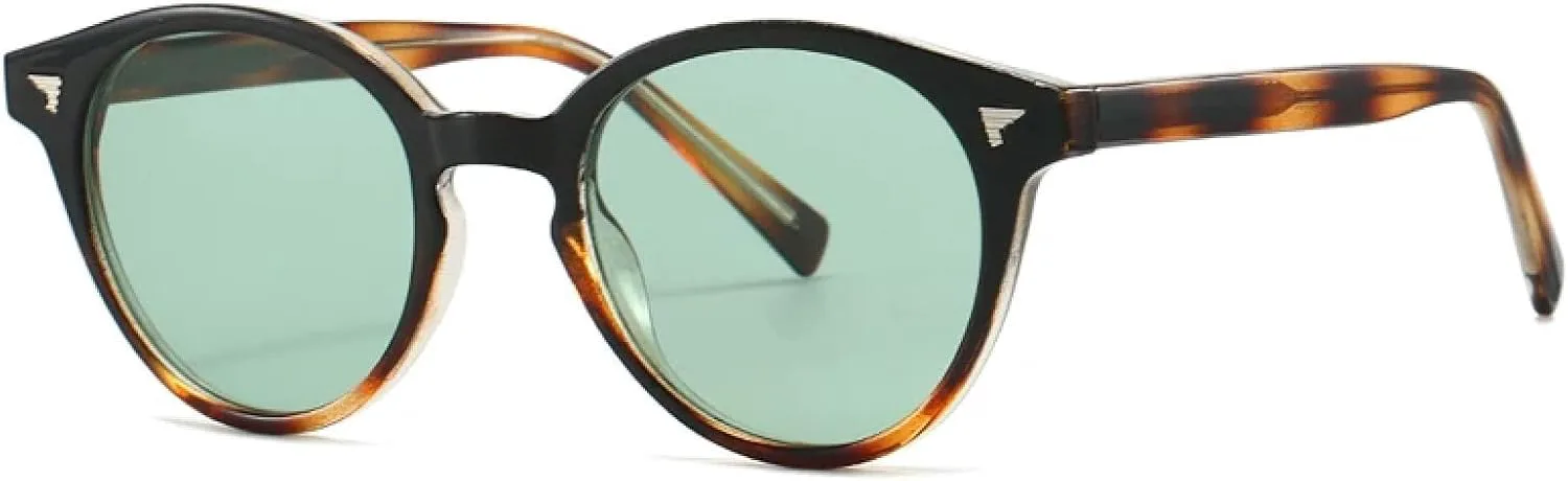 Круглые панк-солнцезащитные очки для женщин с заклепками, мужские сине-зеленые солнцезащитные очки с защитой от УФ-излучения UV400 DSVIGF, Black Amber Green
Круглые панк-солнцезащитные очки для женщин с заклепками, мужские сине-зеленые солнцезащитные очки с защитой от УФ-излучения UV400 DSVIGF, Black Amber Green