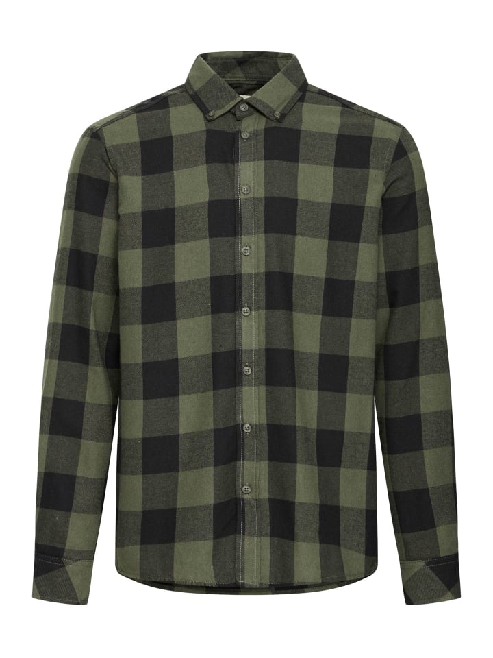 Рубашка с длинными рукавами, круглым вырезом и вышитым логотипом серого цвета. BLEND
Рубашка с длинными рукавами, круглым вырезом и вышитым логотипом серого цвета. BLEND