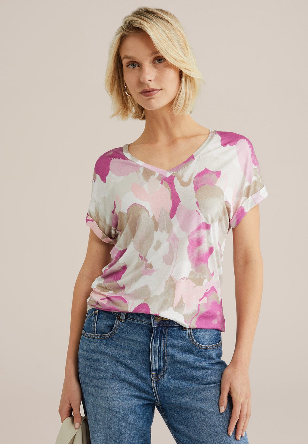 Футболка с принтом WE Fashion, светло-розовый
Футболка с принтом WE Fashion, светло-розовый