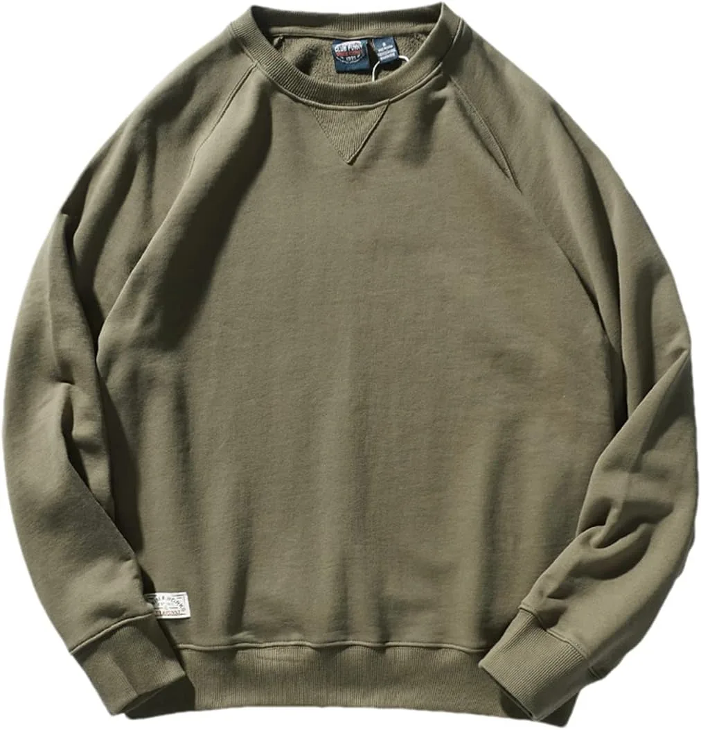 Свитер Dninmim мужской, хлопковый, ретро, с круглым вырезом и рукавом реглан
Свитер Dninmim мужской, хлопковый, ретро, с круглым вырезом и рукавом реглан